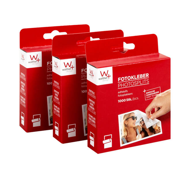 Fototape walther design 10x12mm 3x1000 stuks