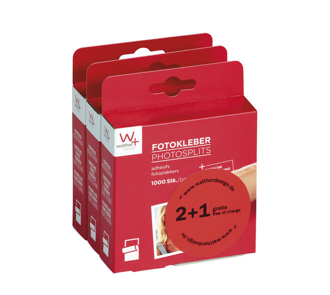 Fototape walther design 10x12mm 3x1000 stuks