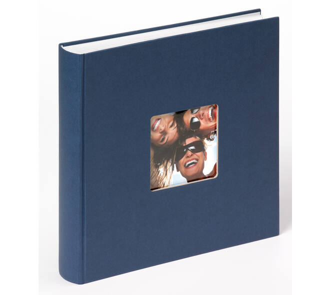 Fotoalbum walther design Fun 30x30cm 50vel blauw