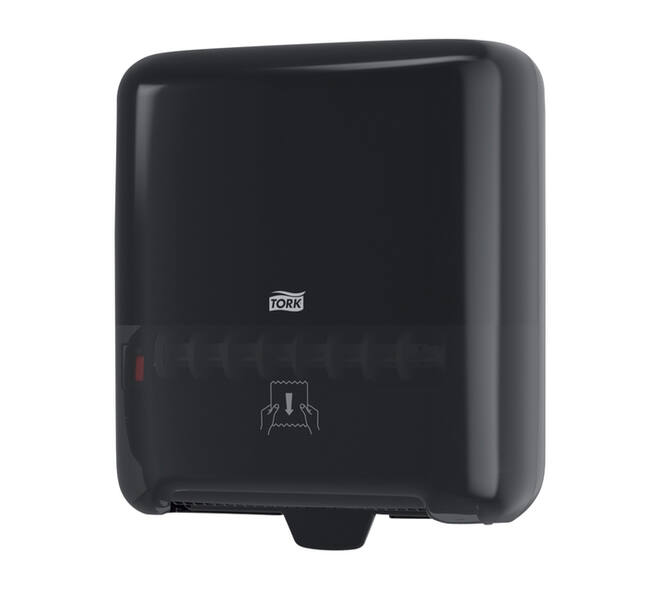 Handdoekroldispenser Tork H1 Elevation Matic zwart 551008