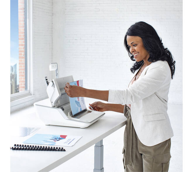 Inbindstation Fellowes Lyra 3-in-1 inbinden, nieten en perforeren
