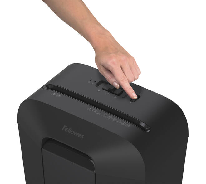 Papiervernietiger Fellowes Powershred LX45 snippers 4x37mm zwart