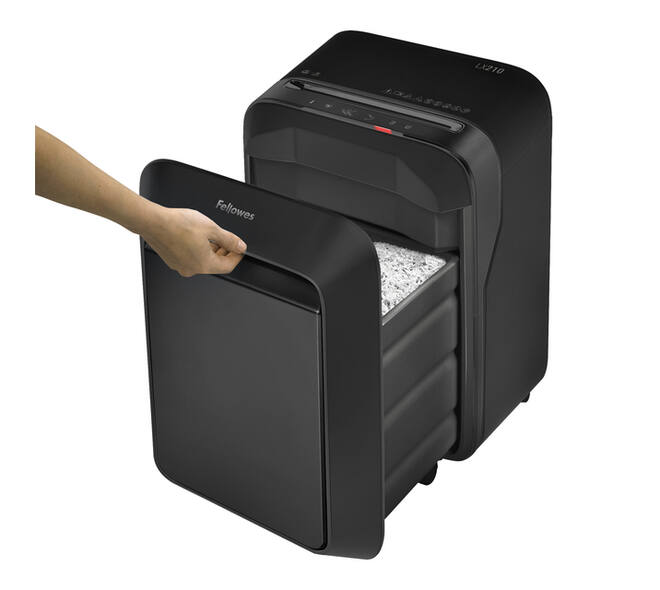 Papiervernietiger Fellowes Powershred LX210 snippers 4x12mm zwart