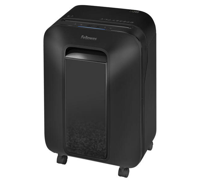 Papiervernietiger Fellowes Powershred LX200 snippers 4x12mm zwart