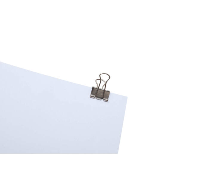 Papierklem MAUL 215 foldback 19mm capaciteit 7mm zilver 12 stuks