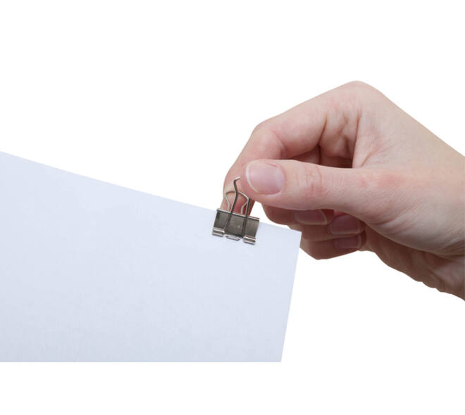 Papierklem MAUL 215 foldback 19mm capaciteit 7mm zilver 12 stuks