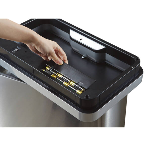 Afvalbak EKO Mirage met sensor 30liter RVS mat