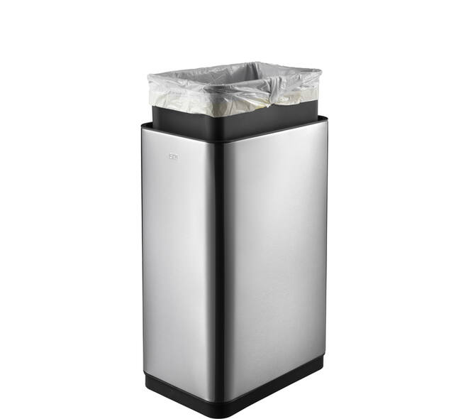 Afvalbak EKO Mirage met sensor 30liter RVS mat