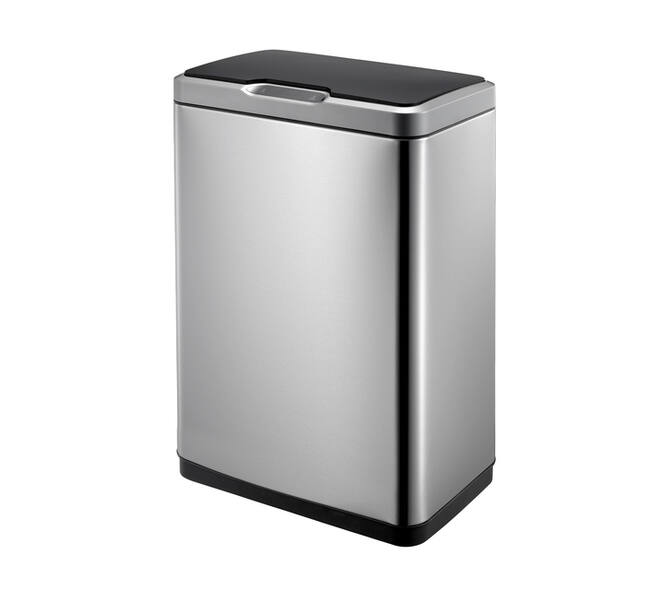 Afvalbak EKO Mirage met sensor 20+20liter RVS mat