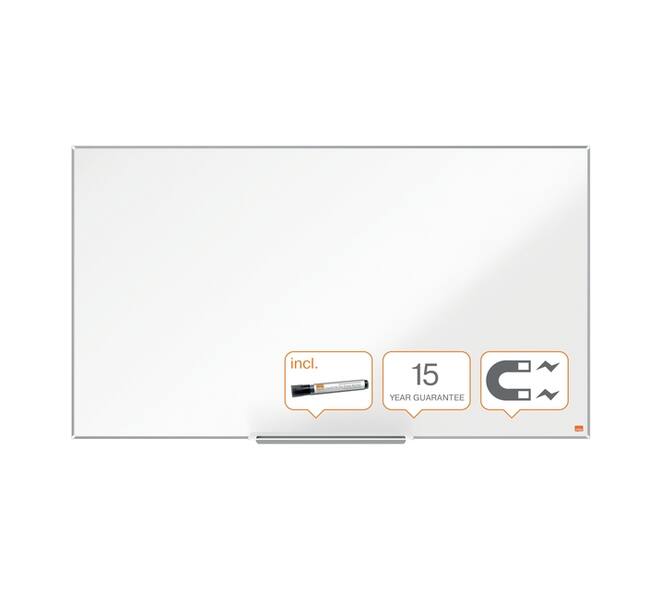 Whiteboard Nobo Impression Pro widescreen 69x122cm staal