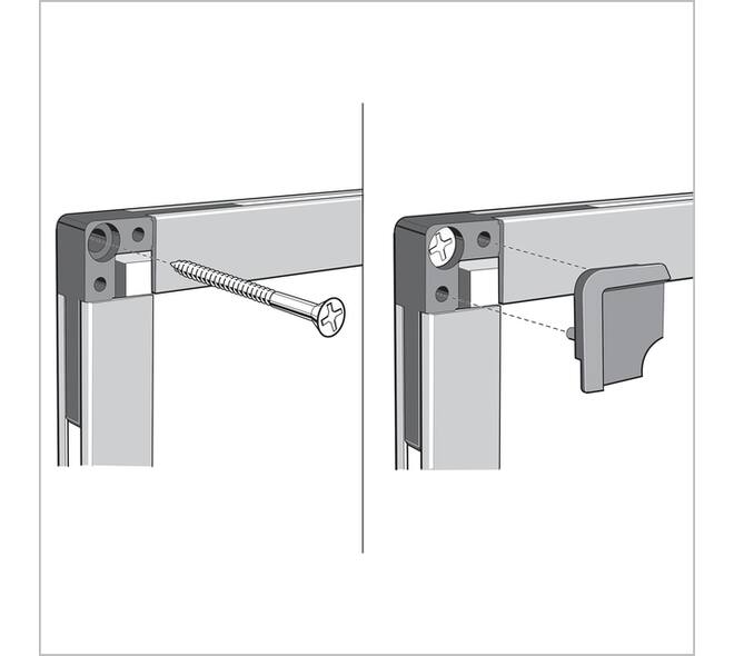 Whiteboard Nobo Essence 45x60cm staal