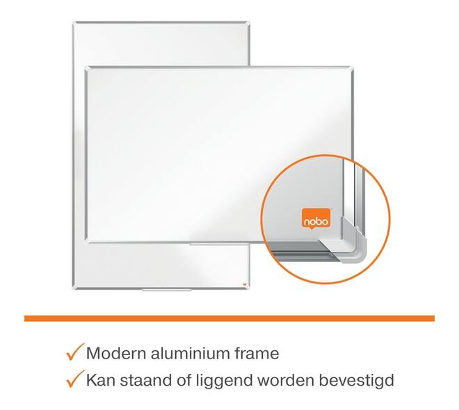 Whiteboard Nobo Premium Plus 50x89cm emaille