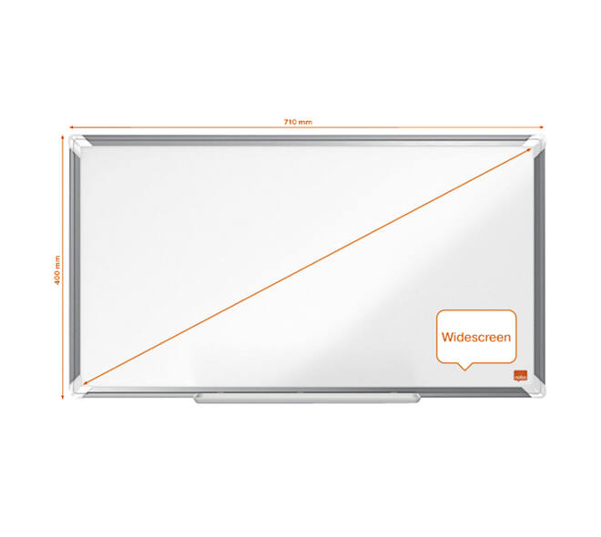 Whiteboard Nobo Premium Plus widescreen 40x71cm emaille