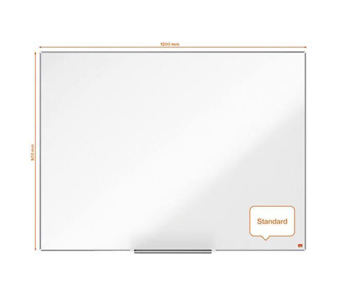 Whiteboard Nobo Impression Pro 90x120cm staal