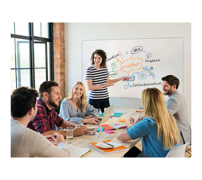 Whiteboard Nobo Impression Pro 90x120cm emaille