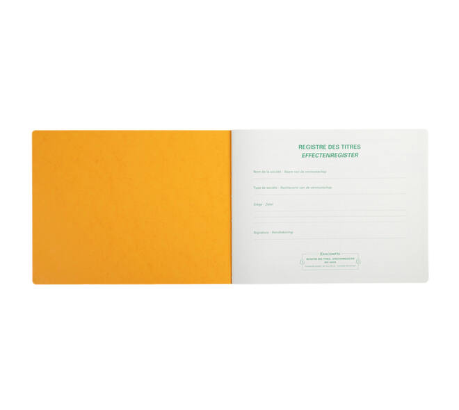 Effectenregister Exacompta BV SLR 240x320 80vel assorti