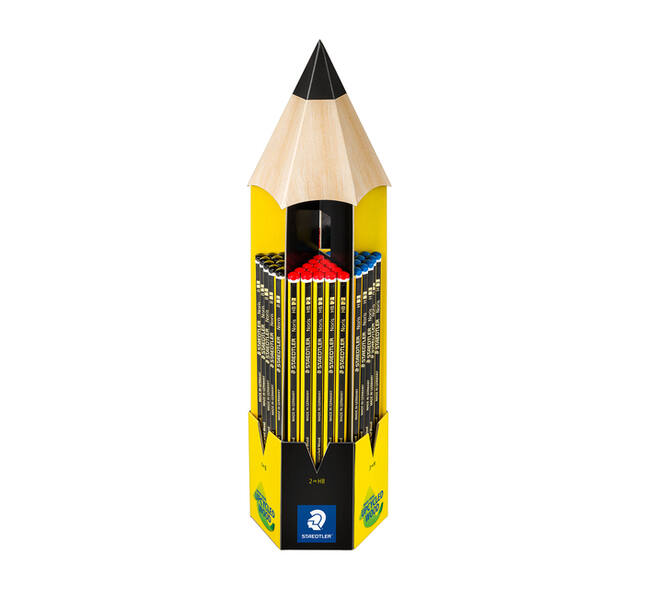 Potlood Staedtler Noris display 90 stuks assorti