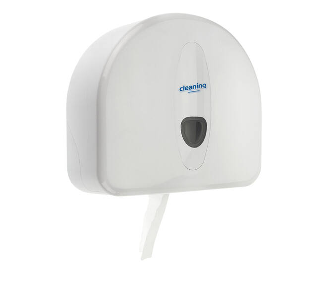 Toiletpapierdispenser Cleaninq jumbo groot wit