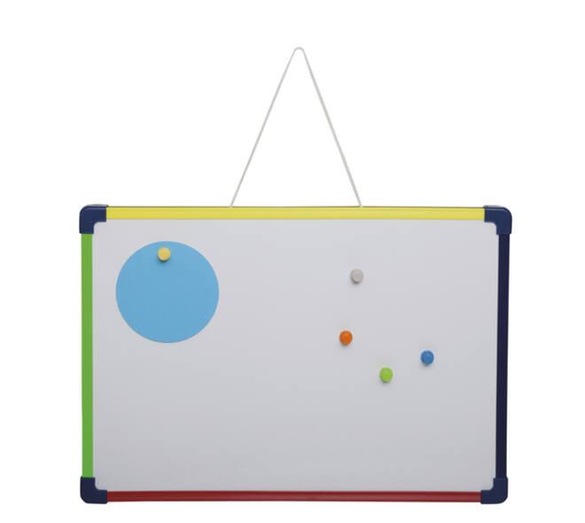 Whiteboard MAUL 24x35cm 2-zijdig beschrijf- wisbaar magnetisch staal