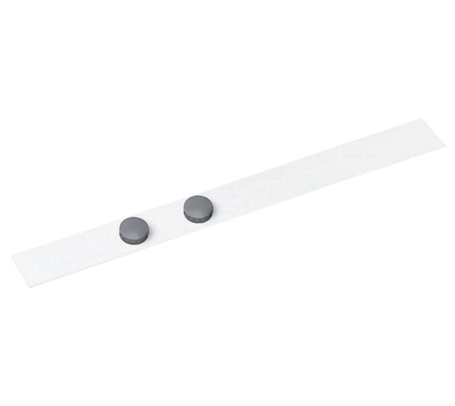 Wandlijst MAUL Standard zelfklevend 50cm incl 2 magneten wit