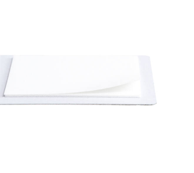 Wandlijst MAUL Standard zelfklevend 50cm incl 2 magneten wit