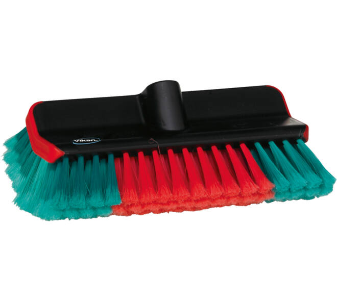 Wasborsel hoek Vikan met waterdoorvoer 28cm