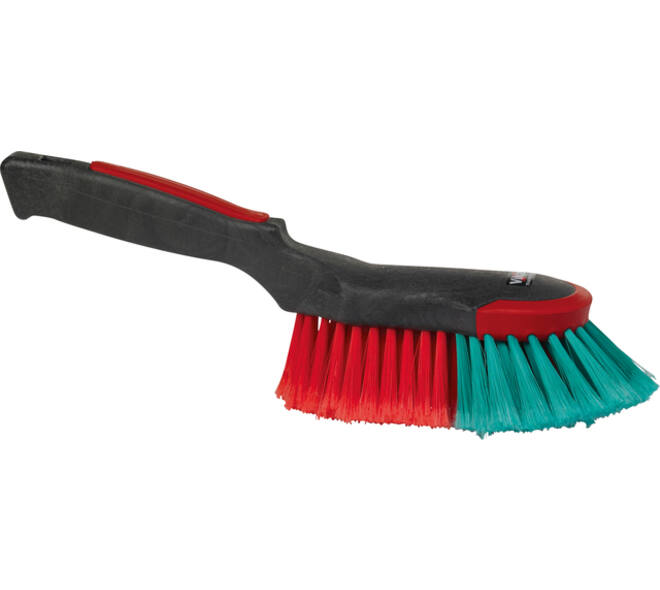 Handborstel Vikan ergo met rubber stootrand 32cm