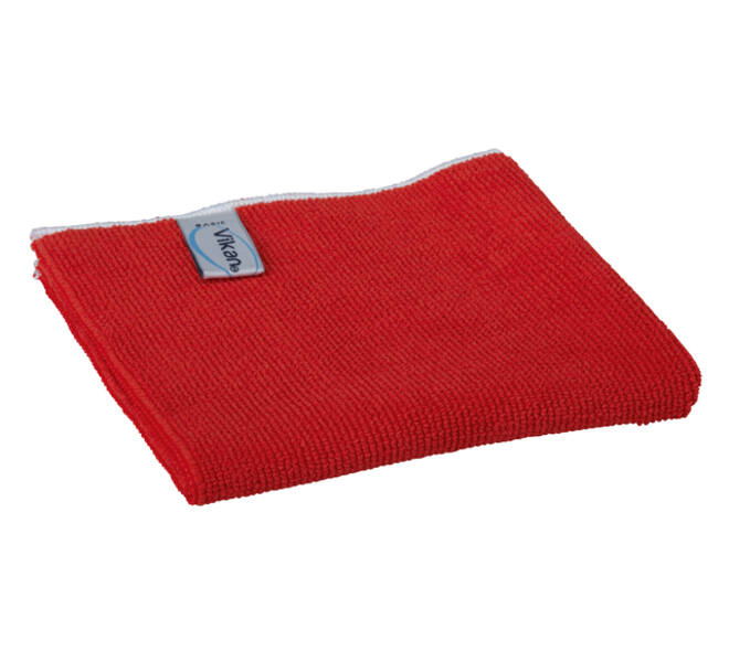 Microvezeldoek Vikan Basic 32x32cm rood