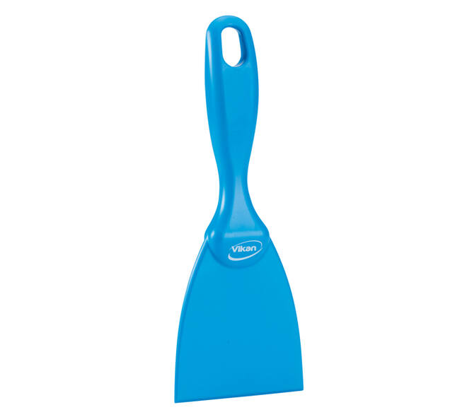 Handschraper Vikan recht 75x210mm blauw