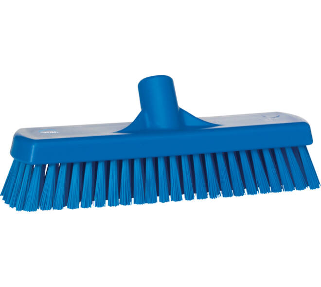Vloerschrobber Vikan harde vezel 305mm blauw