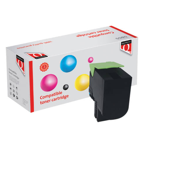 Tonercartridge Quantore alternatief tbv Lexmark 80C2XK0 zwart