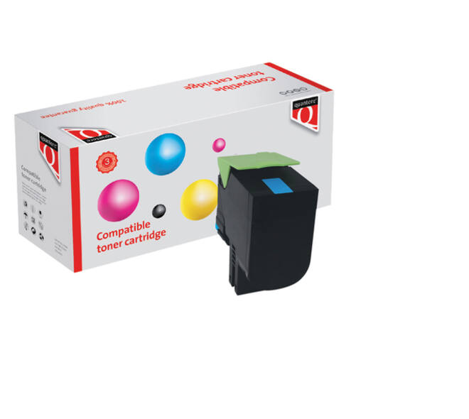 Tonercartridge Quantore alternatief tbv Lexmark 71B0H20 blauw