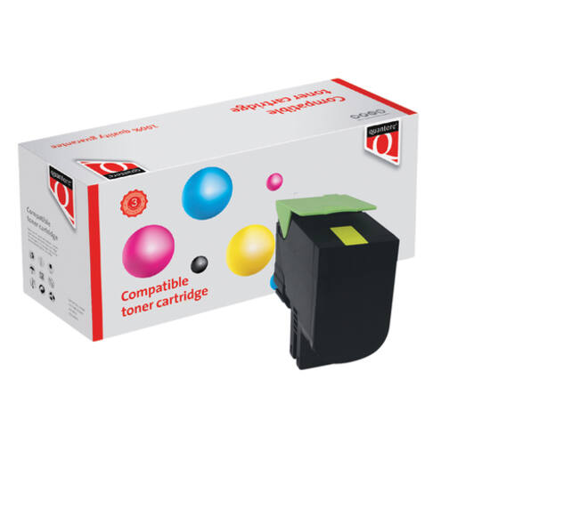 Tonercartridge Quantore alternatief tbv Lexmark 71B0H40 geel