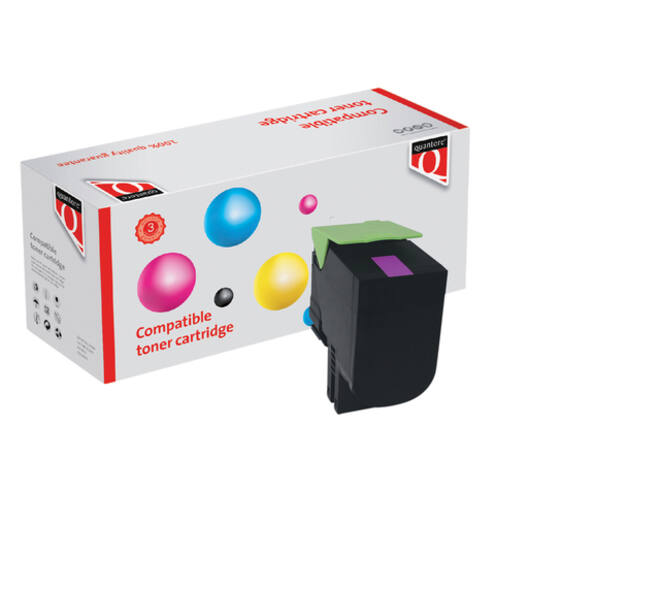 Tonercartridge Quantore alternatief tbv Lexmark 71B0H30 rood