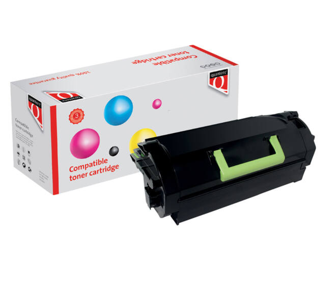 Tonercartridge Quantore alternatief tbv Lexmark 52D2X00 zwart