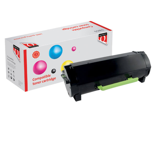Tonercartridge Quantore alternatief tbv Lexmark 24B6186 zwart