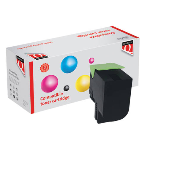 Tonercartridge Quantore alternatief tbv Lexmark 71B0H10 zwart