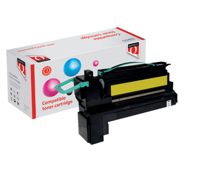 Tonercartridge Quantore alternatief tbv Lexmark C792X2YG geel