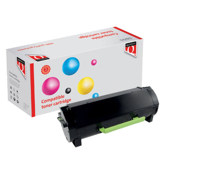 Tonercartridge Quantore alternatief tbv Lexmark 24B6213 zwart