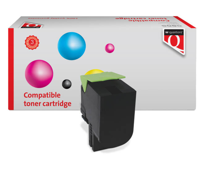 Tonercartridge Quantore alternatief tbv Lexmark 71B20K0 zwart