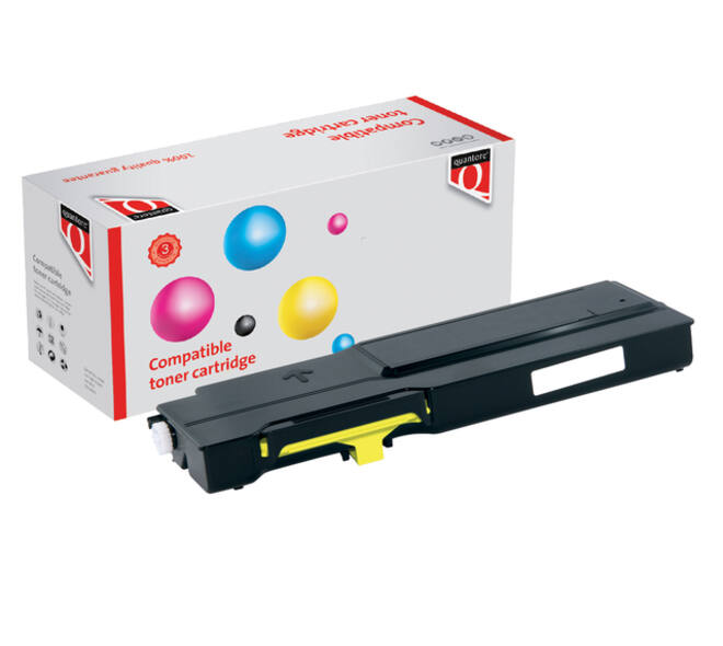 Toner Quantore alternatief tbv Dell 593-BBBR geel