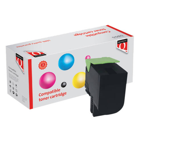 Tonercartridge Quantore alternatief tbv Lexmark 80C2SK0 zwart