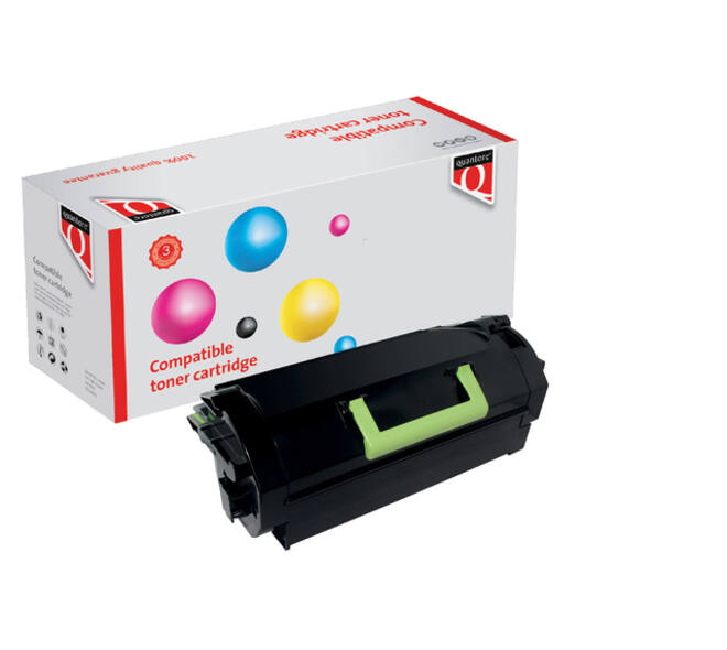 Tonercartridge Quantore alternatief tbv Lexmark 62D2H00 zwart