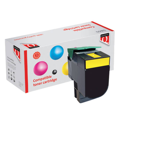 Tonercartridge Quantore alternatief tbv Lexmark C544X2YG geel