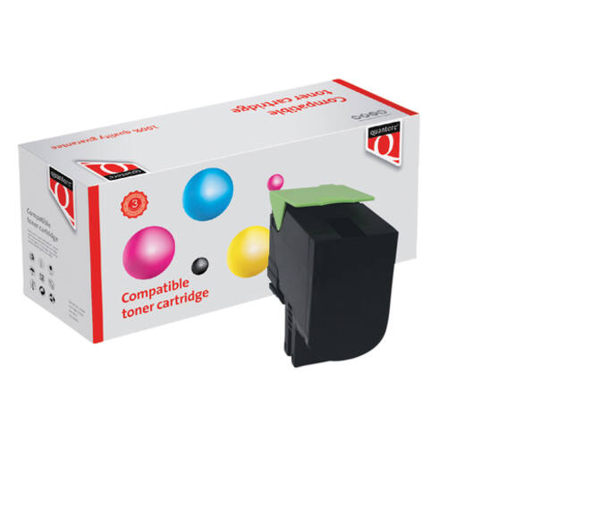 Tonercartridge Quantore alternatief tbv Lexmark 70C0X10 zwart