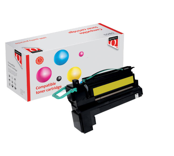 Tonercartridge Quantore alternatief tbv Lexmark X792X2YG geel