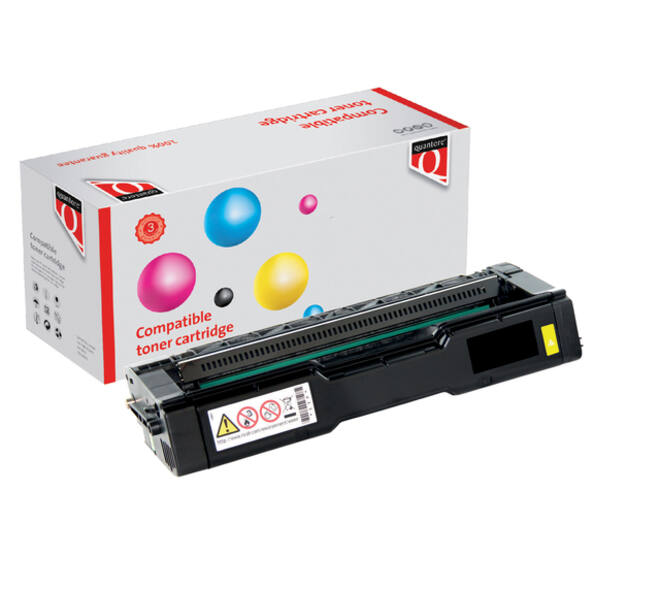 Toner Quantore alternatief tbv Ricoh 406482 geel