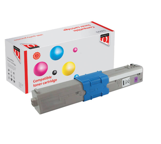 Toner Quantore alternatief tbv Oki 46507614 rood