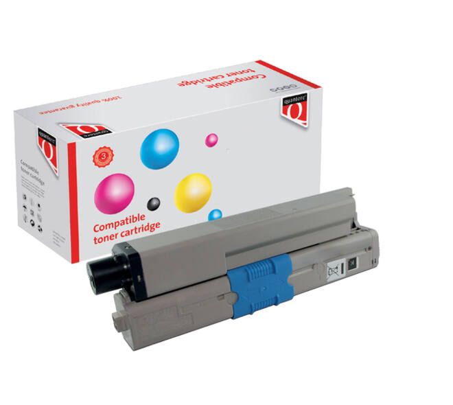 Toner Quantore alternatief tbv Oki 46490608 zwart