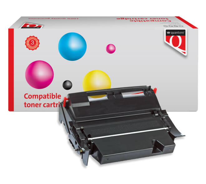 Tonercartridge Quantore alternatief tbv Lexmark 64036SE zwart